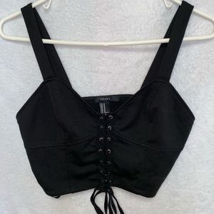 Forever 21 - Black crop top